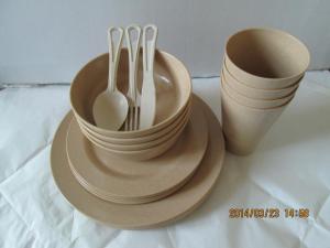 Eco Bamboo Fiber tableware set