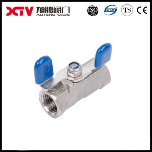 Mainline Clog Control 1PC Ss Ball Valve With 304 Body 1000wog Nominal Pressure