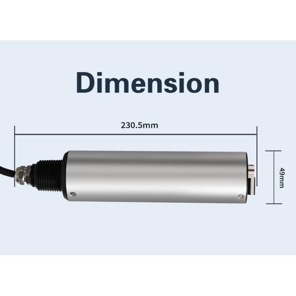 RS485 Infrared Turbidity Sensor 0-3000NTU with Self-Cleaning Brush