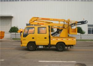 China ISUZU Chassis 3 Section KaiFan Aerial Work Platform Truck with 5 Seats on sale