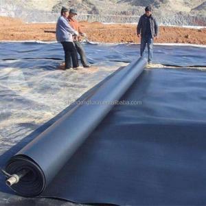 China Double Smooth HDPE Liner Fabric for Food Grade Fish Farming Pond Liner Double Texture on sale