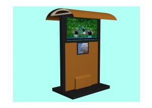 Quality Golf Park Plaza 	LCD Digital Signage , Shopping Mall Advertising Display Outdoor Electronic Signs for sale
