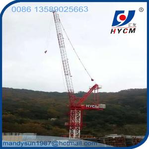 China 6ton Max. Load 25m Jib QTD Tower Crane Manufacturer Luffing crane supplier on sale