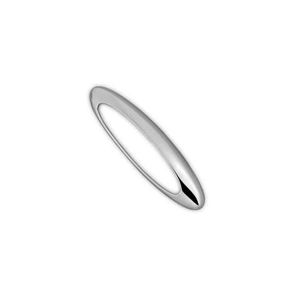 Durable Kitchen Cabinet Drawer Pulls Zinc Alloy Silver Matt Finishing