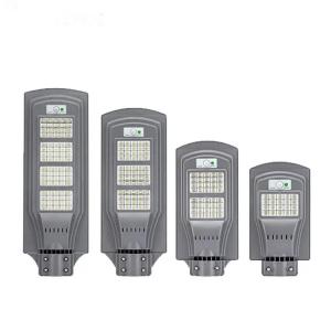 Quality 100W Outdoor LED Street Lights Warm White ABS Solar Steet Light for sale