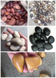 China Polished White Pebble Stones,White Cobble Stones,White River Stones,Cobble River Pebbles,Landscaping Pebbles on sale