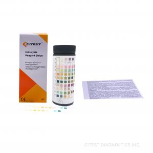 China Flexible Veterinary Testing Device Urinalysis Reagent Strips on sale