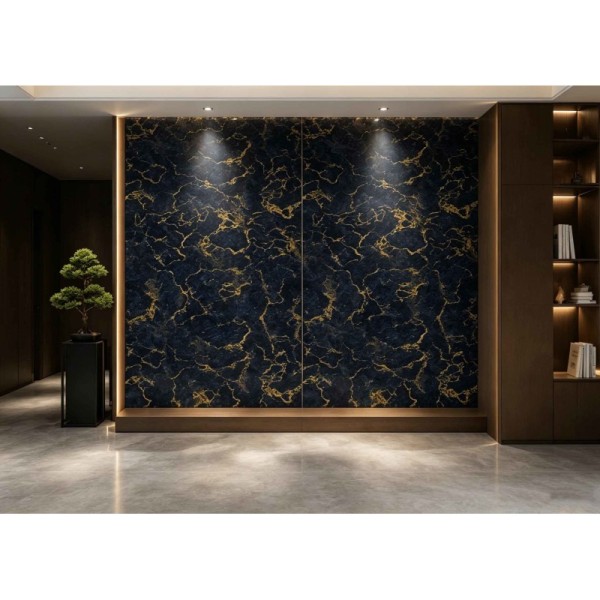 Luxury 3D Printed Art Background Wall Panel Eco Composite Substrate Interior