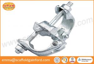 Quality BS 1139 galvanized drop forged double coupler fixed clamp for 48.3mm tube in scaffolding projects for sale