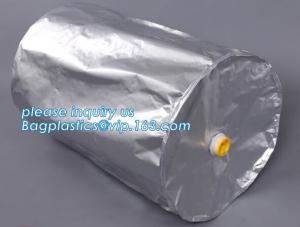 China Factory Custom Round Bottom Aluminum Foil Liner Bags For Drum Liner Bag Customized Flexible hd liner drum 200 ltr on sale