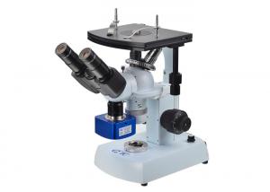Quality Inverted Metallurgical Microscope 10x 40x 100x , Transmission Optical Microscopy for sale