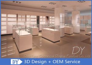 Quality OEM Store Jewelry Display Cases For Retail Shop / Diamond Display Showcase for sale
