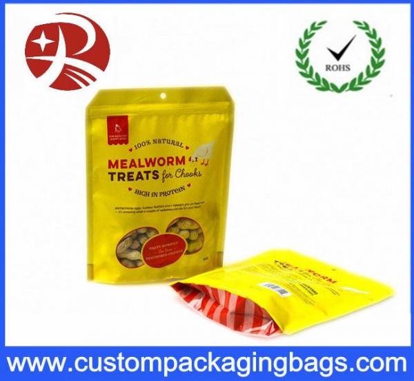 Buy Moisture proof Zipper Plastic Stand Up Bag For Tea Package With Side Gusset at wholesale prices