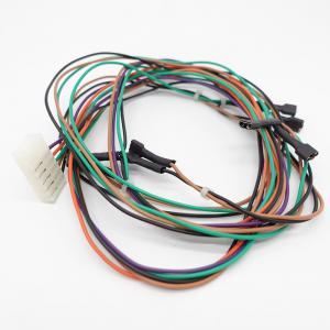 Quality Custom Appliance UL1185 Wire Harness with Black Braided Sleeves and Silver Plated Wire for sale