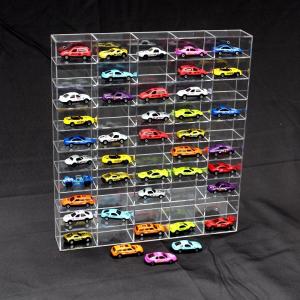 Quality Plexiglass Nail Acrylic Showcase Custom 4-Tier Wall Mount Table Model Car Toy for sale
