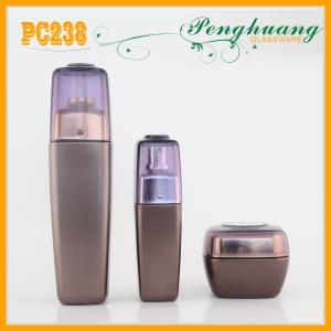 120ml Frosty High Quality Glass Bottles For Cosmetics , 60g Cosmetic Glass Jars