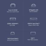 DDR3 8G RAM 1U Firewall Router Server 8LAN Intel Celeron And Core Series