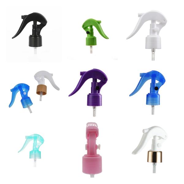 Transparent Blue Plastic 24/410 Mini Trigger Sprayer Used In Bottle Seal