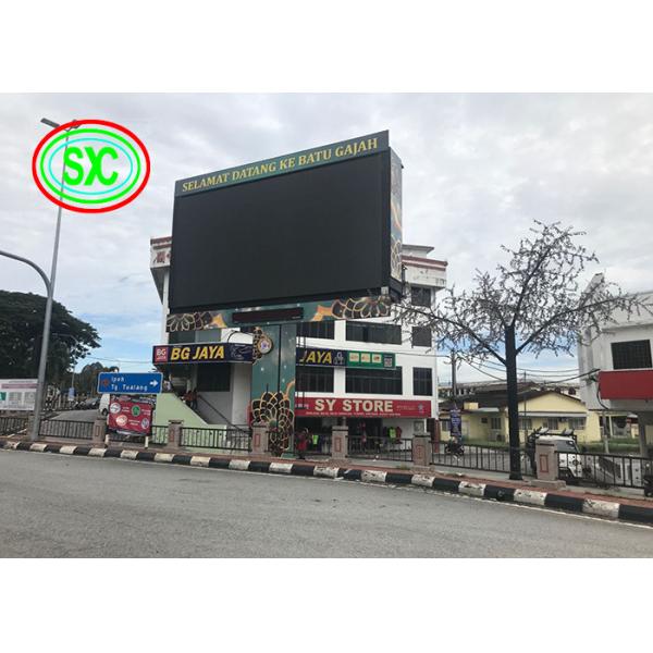 Buy Big Size P10 Outdoor Full Color LED Display 10000 Dots/Sqm Pixel Density at wholesale prices