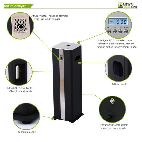 HS-1501 Stand Alone Aroma Scent Diffuser Machine For House / Hotel