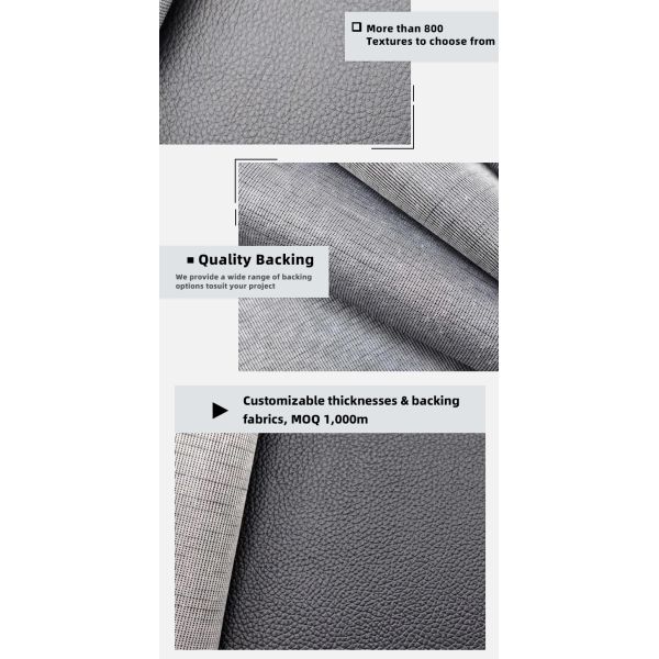 Hot-sale Pvc Various Lychee Grain Patterns Artificial Synthetic Leather Cheap Price Chair Sofa Shoes Car Foot Mat Faux Leather