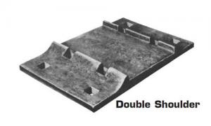 China Double Shoulder Base Plates Sole Plate In A Crane Rail Or Track Support System To Fix The Entire Rail Fastening Systems on sale