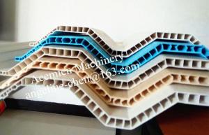 Quality Noise and sound absorption,high quality plastic hollow roofing sheet making machinery for sale