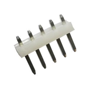 Buy cheap 180 Degree Single Row Pin Header Connector 5 Pin Connector 3.96 Mm X 3.2 Mm from wholesalers