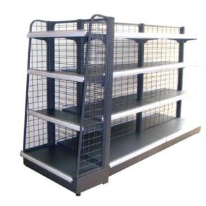 China Commercial Wire Rack Storage Shelves , Metal Wire Shelving 0.8mm Top Cover on sale
