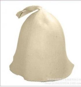 China Eco-friendly wool felt sauna hat on sale
