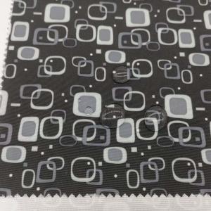 China Printed Waterproof Pu Coated Polyester Oxford Cloth Fabric 130gsm 300DX300D on sale