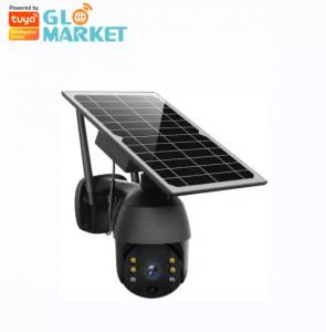 Quality Glomarket 1080P Full HD CCTV Outdoor Solar Camera Ptz Two-Way Audio Pir Detection Waterproof Tuya Remote Control Smart for sale