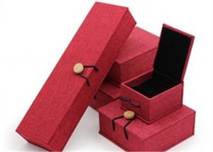 Luxury Necklace Paper Jewelry Box Offset Printing Durable For Presentation Gift
