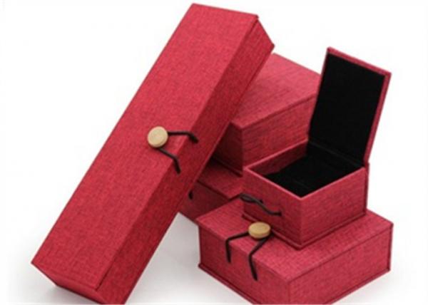 Buy Luxury Necklace Paper Jewelry Box Offset Printing Durable For Presentation Gift at wholesale prices