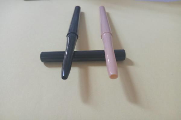 Buy Black / Pink Lipstick Pencil Packaging Beautiful Shape ABS Plastic Material at wholesale prices