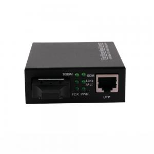 Quality 10 100 1000M UTP Fiber Ethernet Media Converter for sale