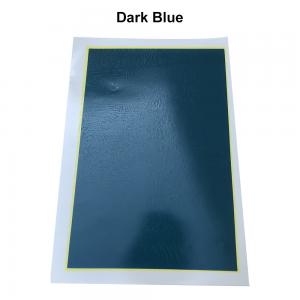 Quality Dark Blue Laser Marking Paper Heat Resistant Laser Engraving Paper 10PCS for sale