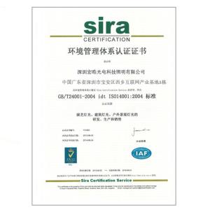 GuangZhou HongHao Photoelectric Technology Lighting CO., LTD Certifications