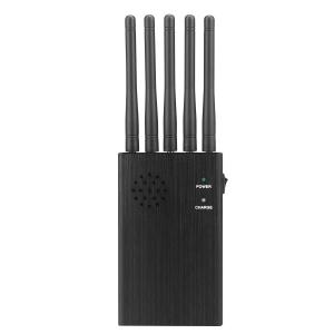 Quality Portable 5 antennas cell phone  jammer for sale
