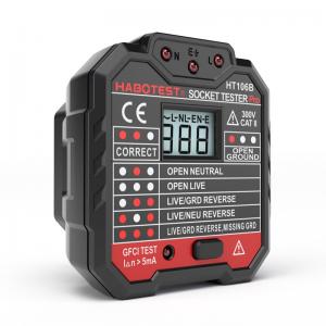 Quality RCD GFCI Socket Outlet Tester With Voltage Measurement OEM Available for sale