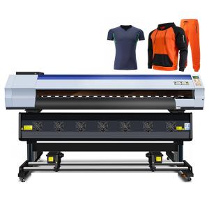 Quality High Speed 1900mm Dye Sublimation Printer For Fabric 2 Pass 105m2/H 3 Pass 70m2/H 4pass 55m2/H 6 Pass 35m2/H for sale