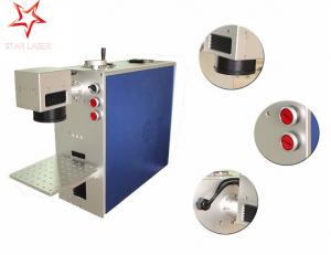 Quality Mini Portable Fiber Laser Marking Machine Speedy With Long Span Working Life for sale