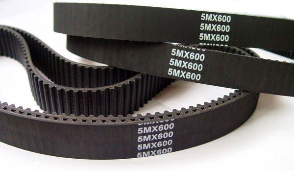 Buy Heat / Oil Resistant Industrial Timing Belts Rubber Material Black Color at wholesale prices