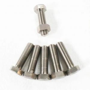 Quality Gr2 Titanium Hexagon Bolts And Nuts DIN933 DIN934 for sale