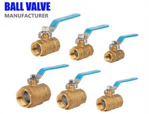 Quality Pressure Reducing JIS 1 Inch Brass Ball Valve Industrial Radiator Water Gas Control for sale