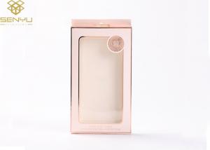 China Pink Cell Phone Case Retail Packaging Boxes For Mobile Phone Cover Box on sale