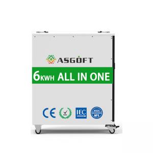 Quality All in one Portable Battery Storage 6016Wh Battery With Lockable Wheels and Handle for sale