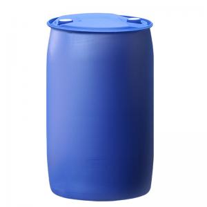 China HDPE Blue Chemical Plastic Drum 200L Reusable with Screw Cover on sale