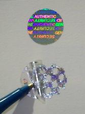 China Gold Warranty Void Labels / Security Hologram Stickers Solid 3d Image on sale