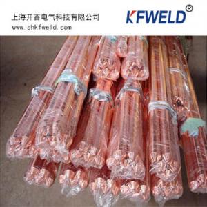 China Manufactured Copper Ground Rod, diameter 17.2mm, 3/4, 2.4m length on sale